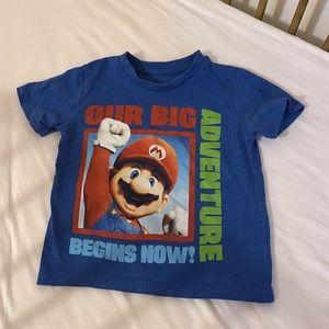 Blue super Mario Nintendo T shirt 2T